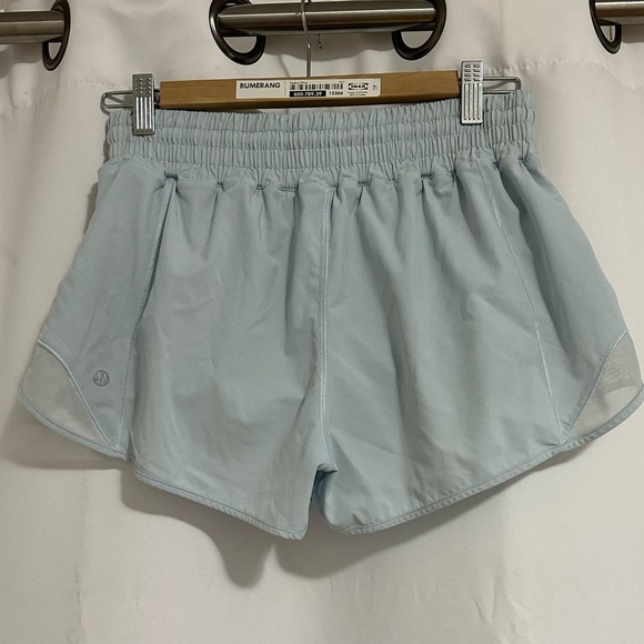 Hotty Hot High-Rise Lined Short 4” Light Blue - Picture 3 of 4